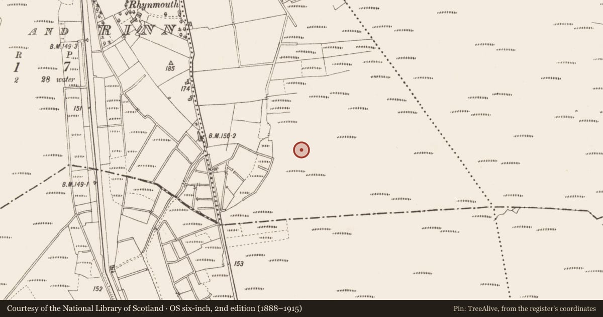 Ordnance Survey six-inch map, 2nd edition (1888–1915) covering the location of Road - class 3 togher, Aghnagore, County Longford, with a pin at the register's coordinates