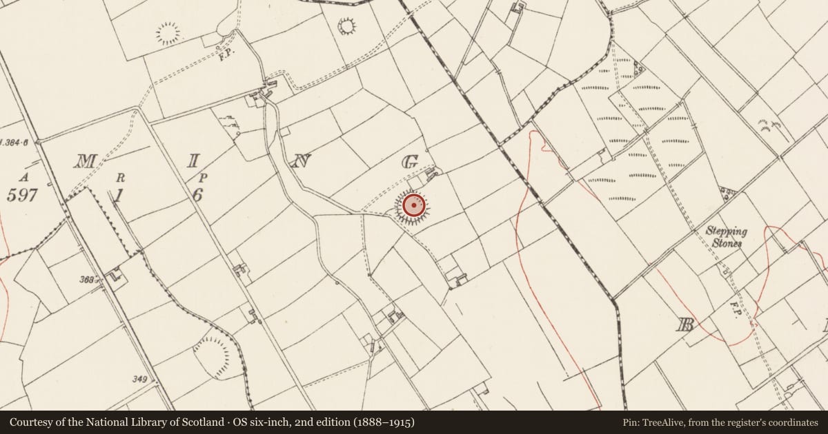 Ordnance Survey six-inch map, 2nd edition (1888–1915) covering the location of House - indeterminate date, Druming, County Longford, with a pin at the register's coordinates