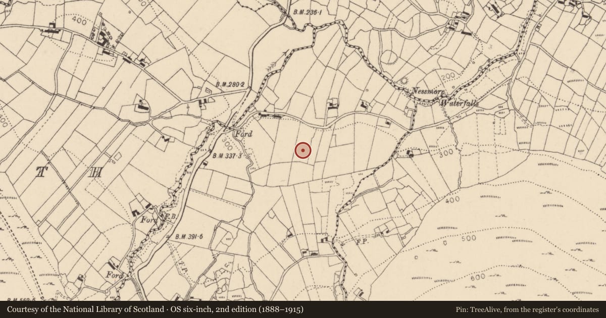 Ordnance Survey six-inch map, 2nd edition (1888–1915) covering the location of Cairn - unclassified, Corrakit, County Louth, with a pin at the register's coordinates