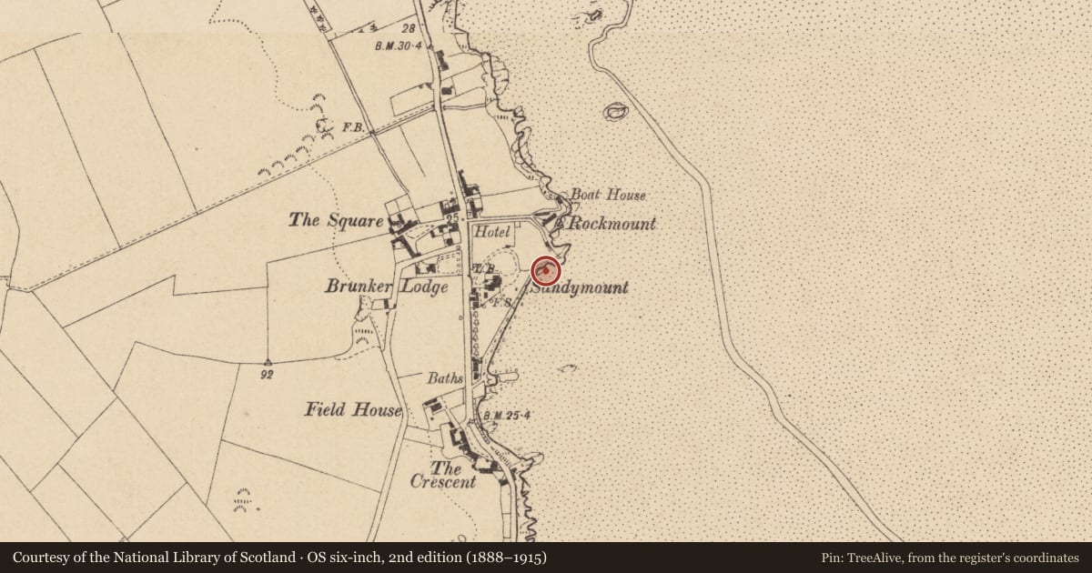 Ordnance Survey six-inch map, 2nd edition (1888–1915) covering the location of Souterrain, Haggardstown, County Louth, with a pin at the register's coordinates