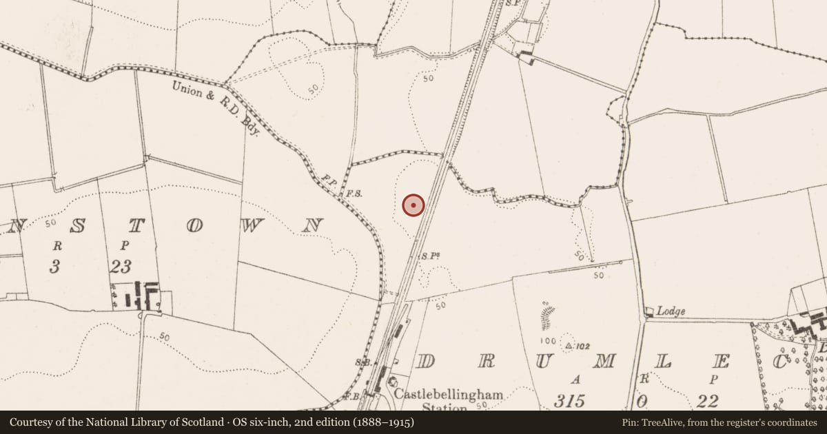 Ordnance Survey six-inch map, 2nd edition (1888–1915) covering the location of Excavation - miscellaneous, Drumleck (Louth by, County Louth, with a pin at the register's coordinates
