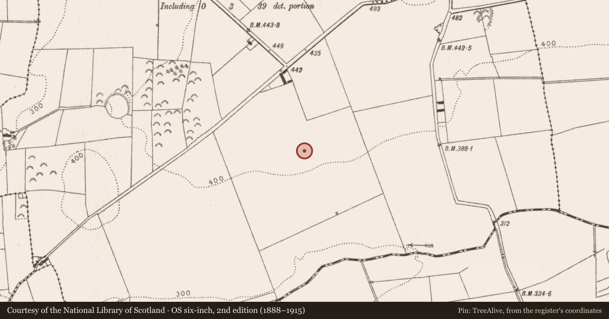 Ordnance Survey six-inch map, 2nd edition (1888–1915) covering the location of Souterrain, Millockstown, County Louth, with a pin at the register's coordinates