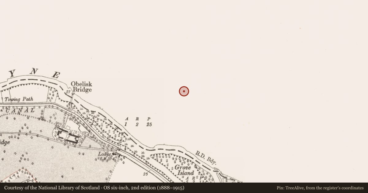 Ordnance Survey six-inch map, 2nd edition (1888–1915) covering the location of Enclosure, Tullyallen, County Louth, with a pin at the register's coordinates