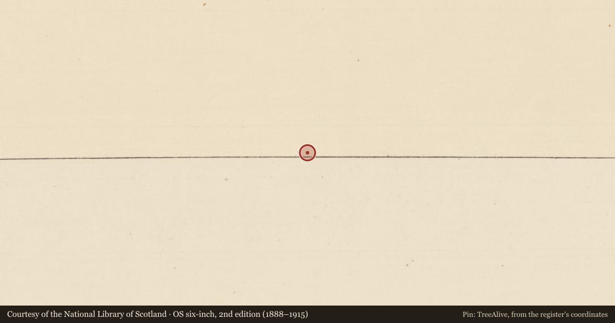 Ordnance Survey six-inch map, 2nd edition (1888–1915) covering the location of Barrow - pond barrow, Gannavane, County Limerick, with a pin at the register's coordinates