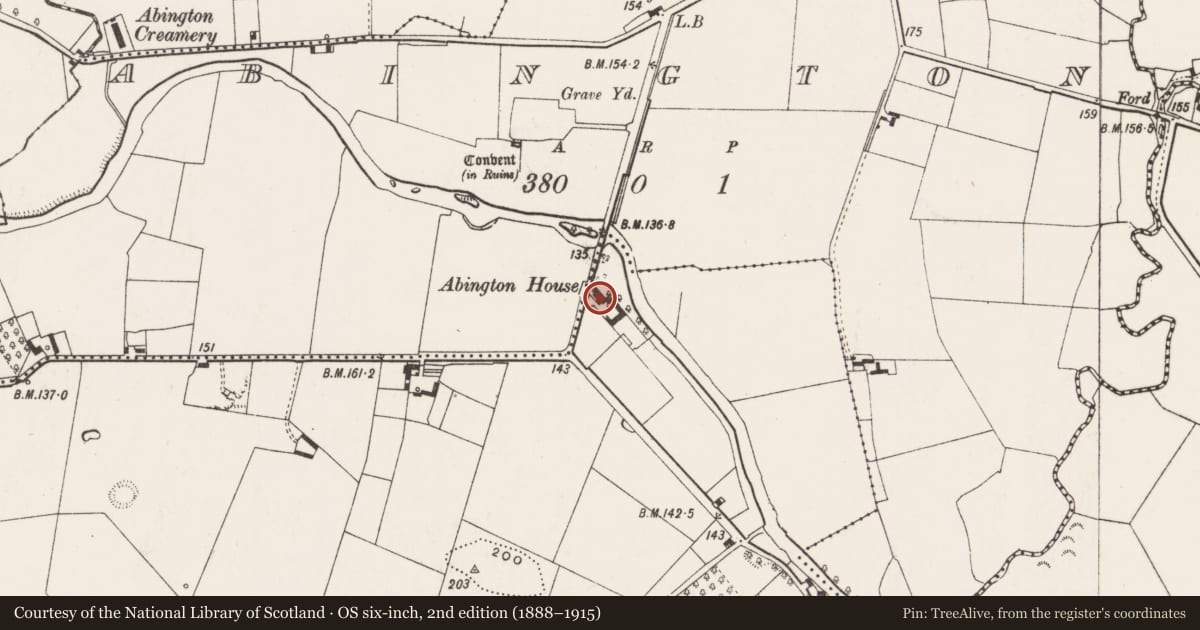 Ordnance Survey six-inch map, 2nd edition (1888–1915) covering the location of Country house, Dromeliagh, County Limerick, with a pin at the register's coordinates