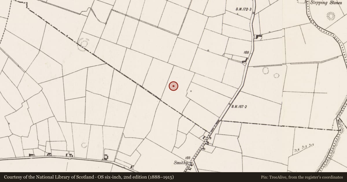 Ordnance Survey six-inch map, 2nd edition (1888–1915) covering the location of Enclosure, Dromeliagh, County Limerick, with a pin at the register's coordinates