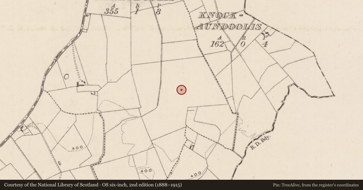 Ordnance Survey six-inch map, 2nd edition (1888–1915) covering the location of Barrow - unclassified, Garrydoolis, County Limerick, with a pin at the register's coordinates