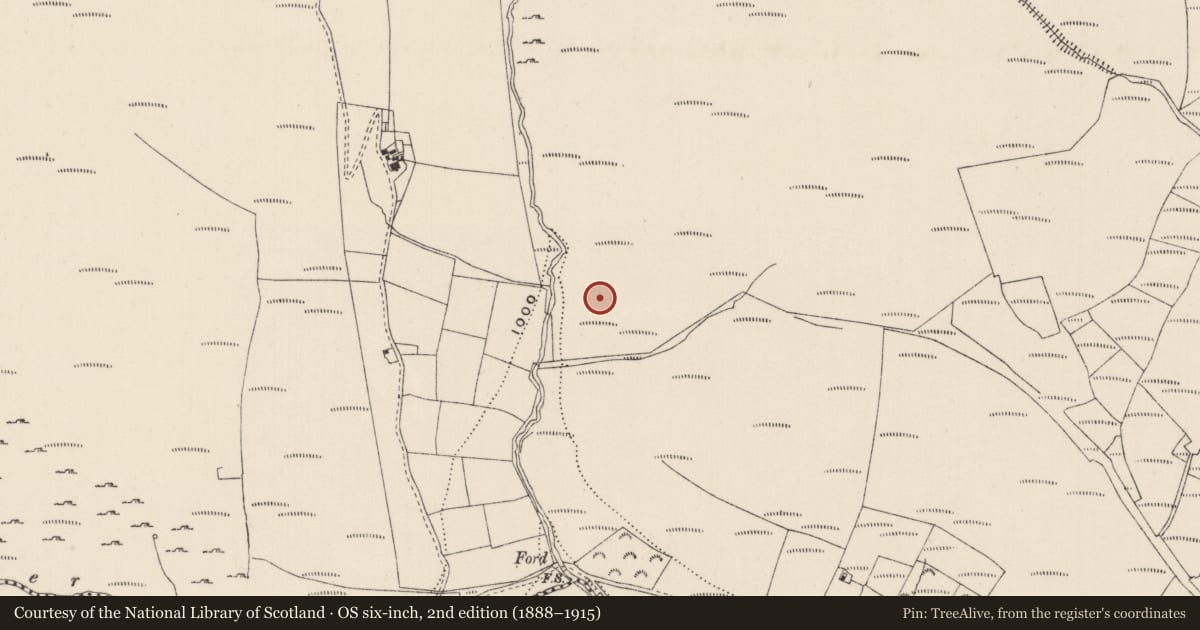 Ordnance Survey six-inch map, 2nd edition (1888–1915) covering the location of Ringfort - cashel, Carrigeen Mountain, County Limerick, with a pin at the register's coordinates