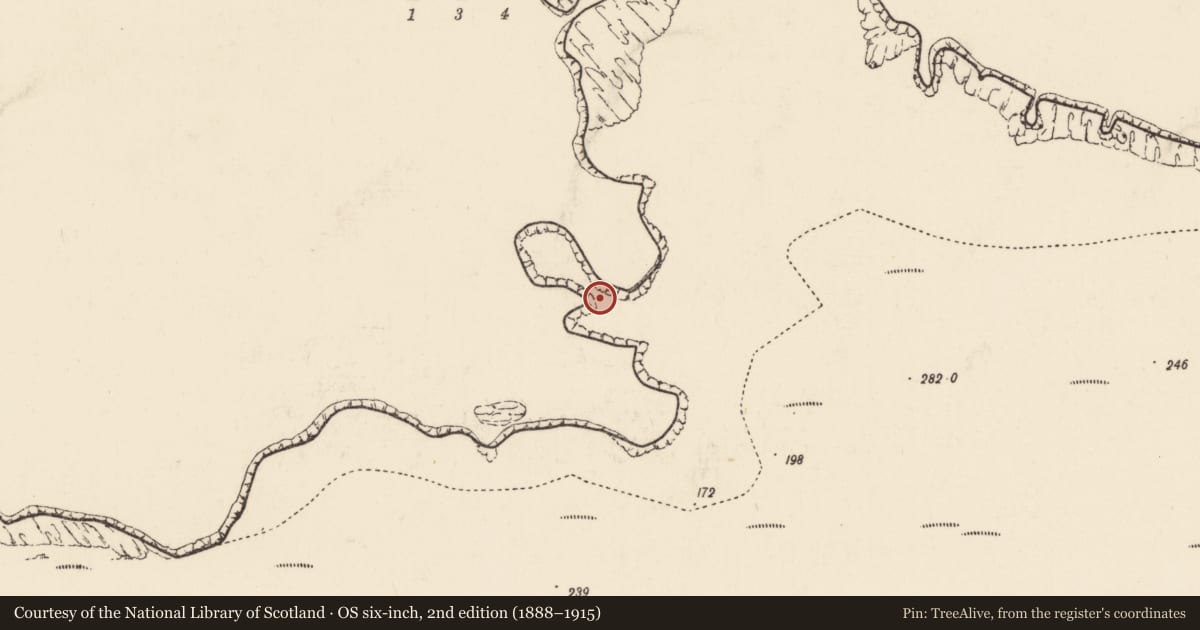 Ordnance Survey six-inch map, 2nd edition (1888–1915) covering the location of Promontory fort - coastal, Eochair Na Gcailleach, County Mayo, with a pin at the register's coordinates