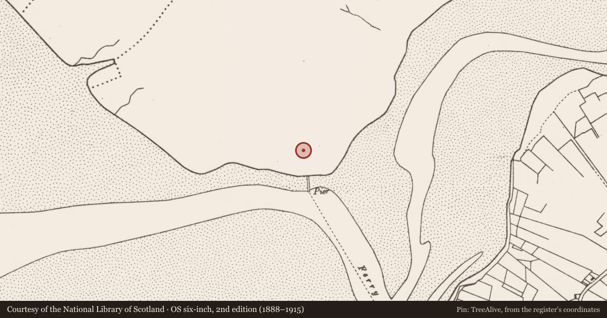 Ordnance Survey six-inch map, 2nd edition (1888–1915) covering the location of Cairn - unclassified, An Corrán Buí, County Mayo, with a pin at the register's coordinates