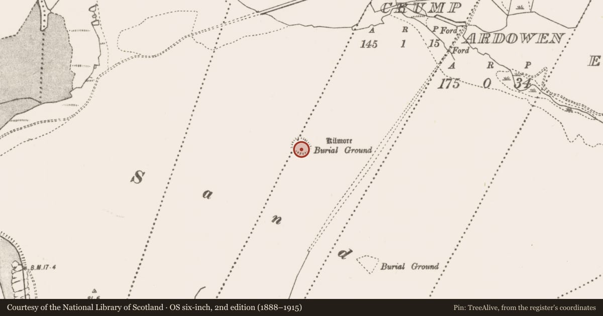 Ordnance Survey six-inch map, 2nd edition (1888–1915) covering the location of Ringfort - cashel, An Más, Tóin An Mhása, County Mayo, with a pin at the register's coordinates