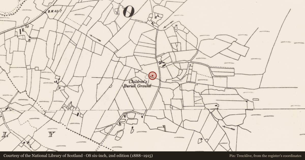 Ordnance Survey six-inch map, 2nd edition (1888–1915) covering the location of Souterrain, Cloontakilla, County Mayo, with a pin at the register's coordinates