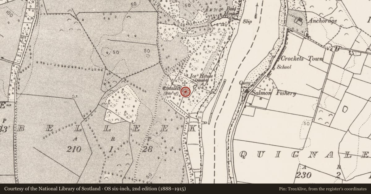 Ordnance Survey six-inch map, 2nd edition (1888–1915) covering the location of Cairn - unclassified, Belleek, County Mayo, with a pin at the register's coordinates
