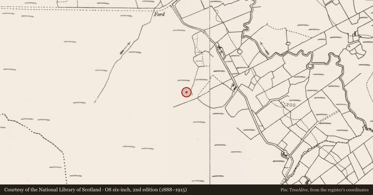 Ordnance Survey six-inch map, 2nd edition (1888–1915) covering the location of Cairn - unclassified, Killacorraun, County Mayo, with a pin at the register's coordinates