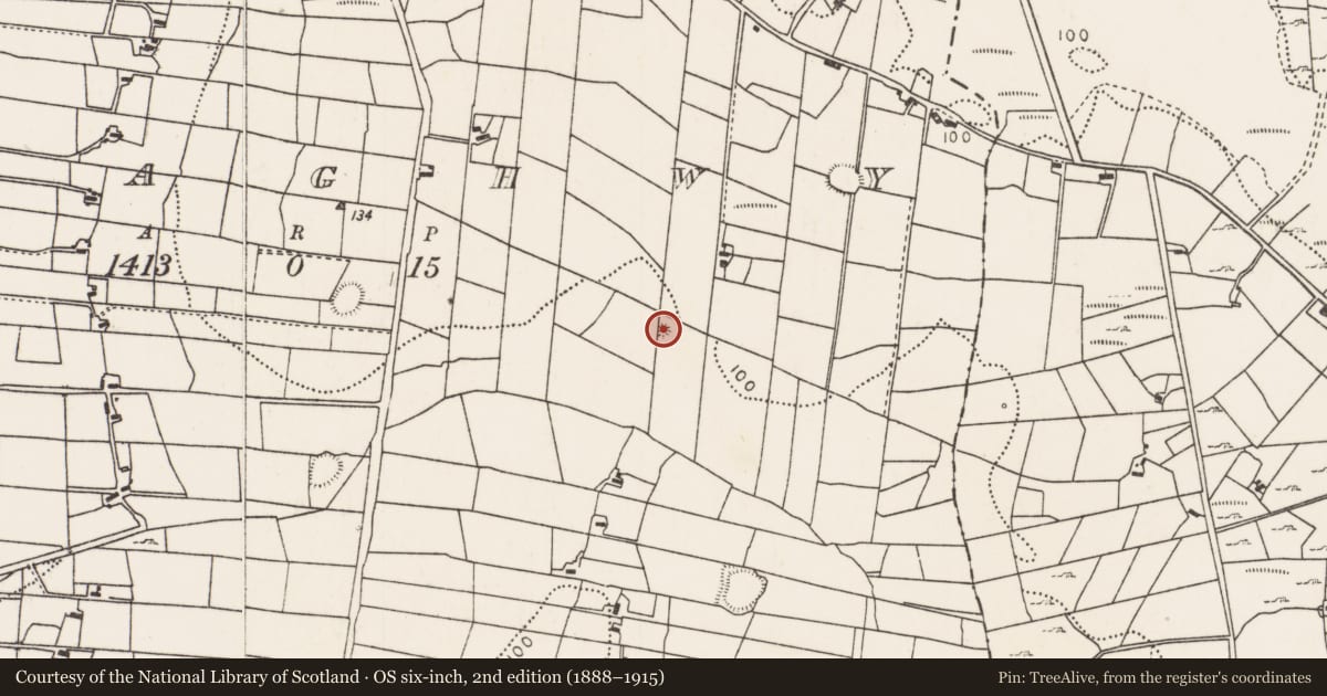 Ordnance Survey six-inch map, 2nd edition (1888–1915) covering the location of House - indeterminate date, Breaghwy, County Mayo, with a pin at the register's coordinates
