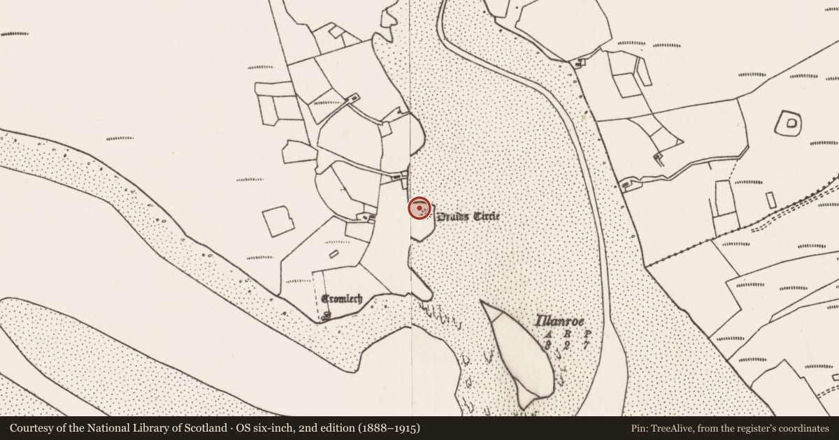 Ordnance Survey six-inch map, 2nd edition (1888–1915) covering the location of House - indeterminate date, Talach, County Mayo, with a pin at the register's coordinates
