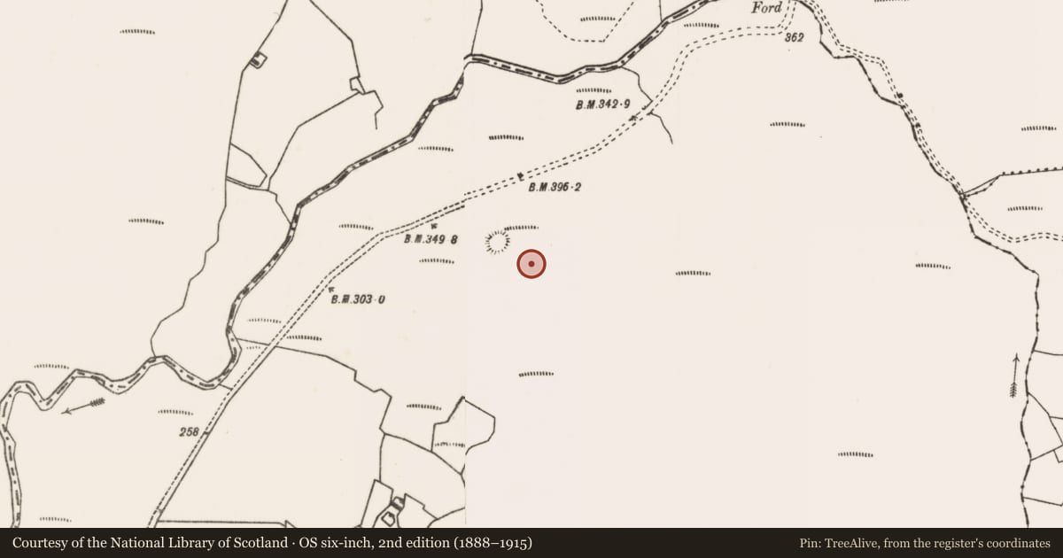 Ordnance Survey six-inch map, 2nd edition (1888–1915) covering the location of Cist, Letterkeen, County Mayo, with a pin at the register's coordinates