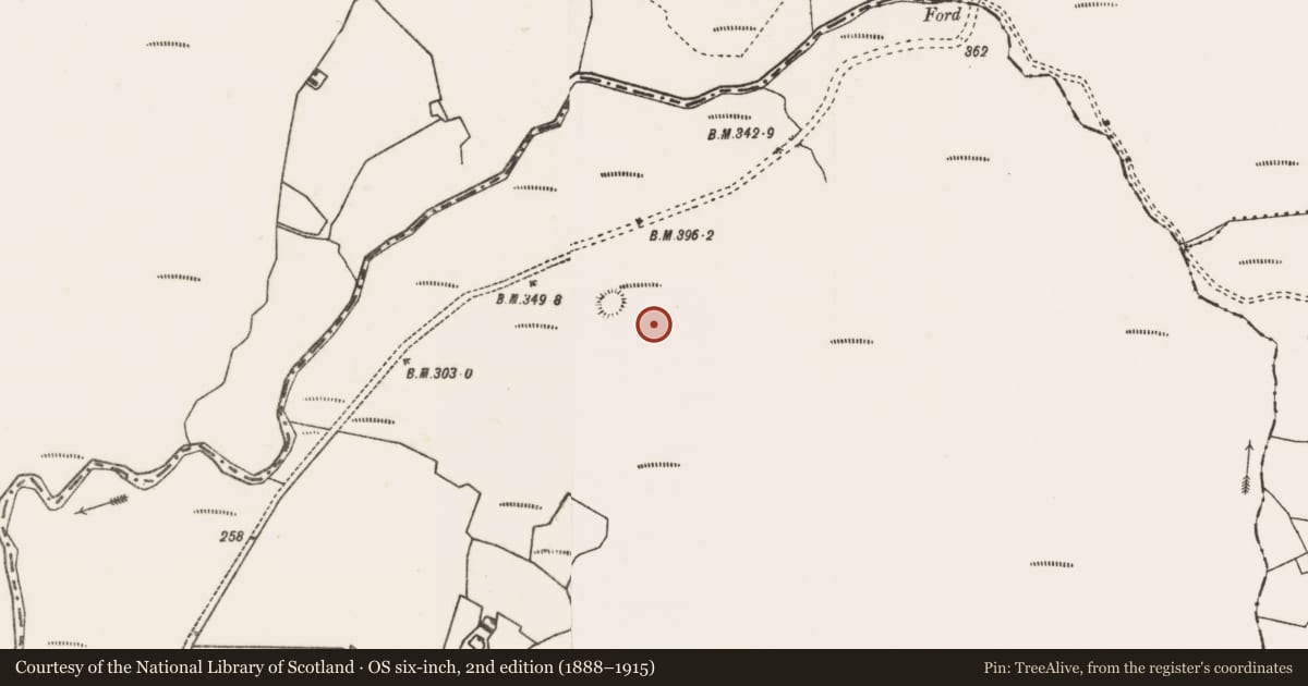 Ordnance Survey six-inch map, 2nd edition (1888–1915) covering the location of House - early medieval, Letterkeen, County Mayo, with a pin at the register's coordinates
