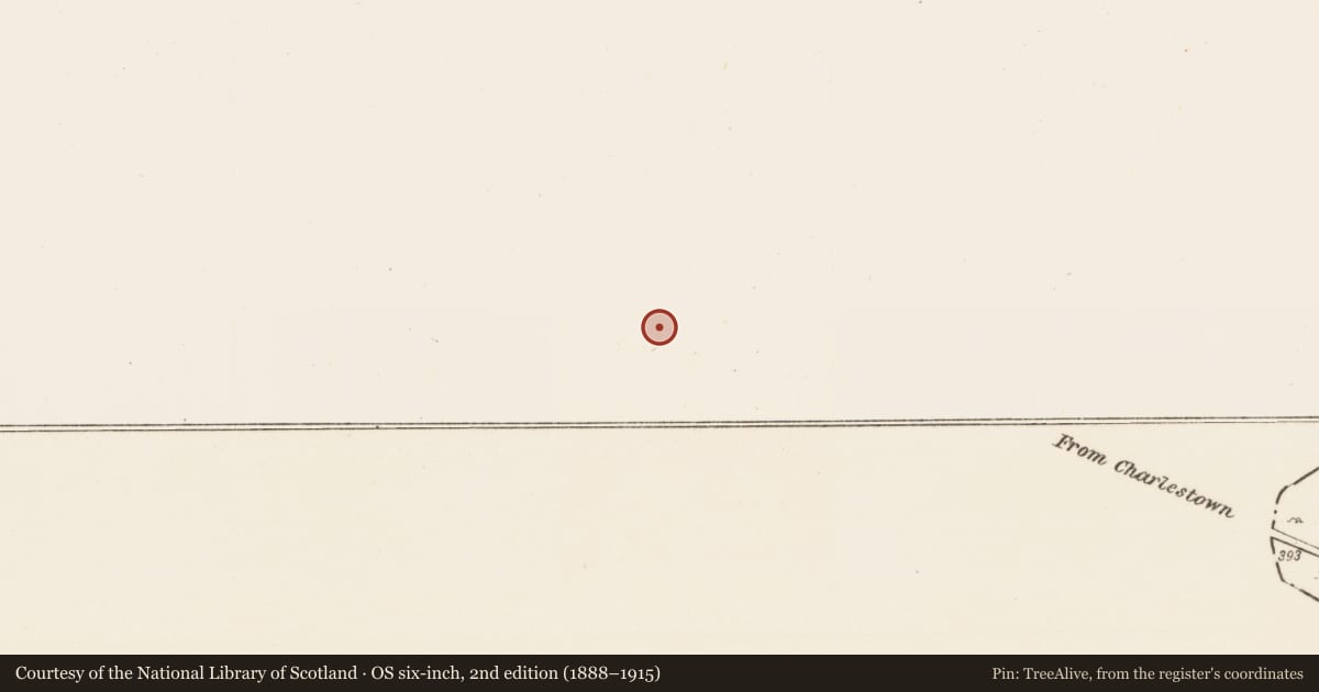 Ordnance Survey six-inch map, 2nd edition (1888–1915) covering the location of Ringfort - rath, Cranmore, County Mayo, with a pin at the register's coordinates
