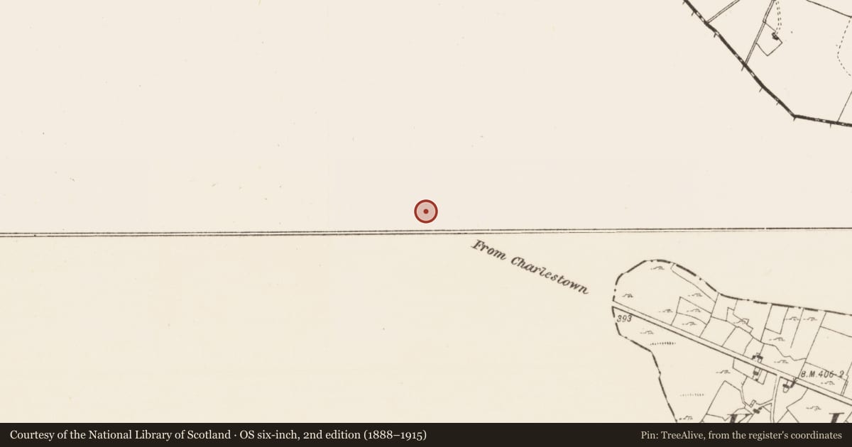 Ordnance Survey six-inch map, 2nd edition (1888–1915) covering the location of Enclosure, Park, County Mayo, with a pin at the register's coordinates