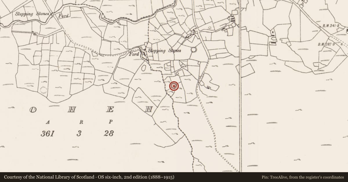 Ordnance Survey six-inch map, 2nd edition (1888–1915) covering the location of Ringfort - cashel, Durless, County Mayo, with a pin at the register's coordinates