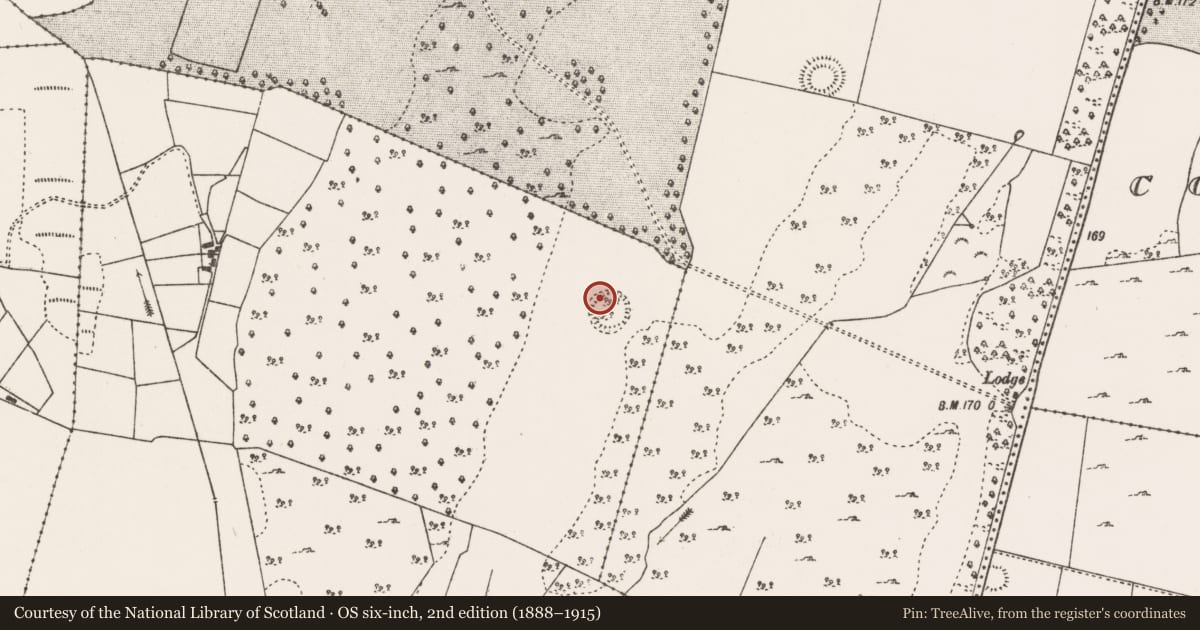 Ordnance Survey six-inch map, 2nd edition (1888–1915) covering the location of Ringfort - rath, Creggarve, County Mayo, with a pin at the register's coordinates