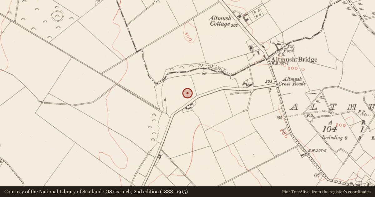 Ordnance Survey six-inch map, 2nd edition (1888–1915) covering the location of Ringfort - rath, Cruicetown, County Meath, with a pin at the register's coordinates