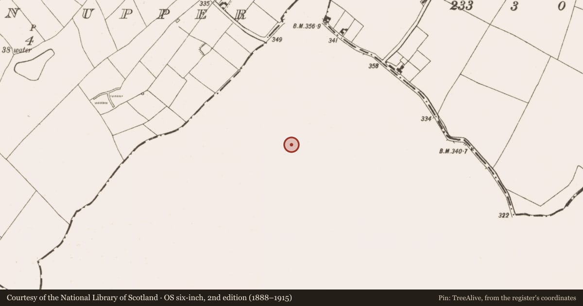 Ordnance Survey six-inch map, 2nd edition (1888–1915) covering the location of Souterrain, Farranaglogh, County Meath, with a pin at the register's coordinates
