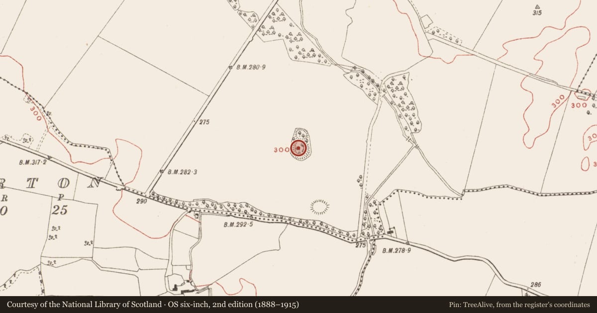 Ordnance Survey six-inch map, 2nd edition (1888–1915) covering the location of Ringfort - rath, Ballinrink, County Meath, with a pin at the register's coordinates