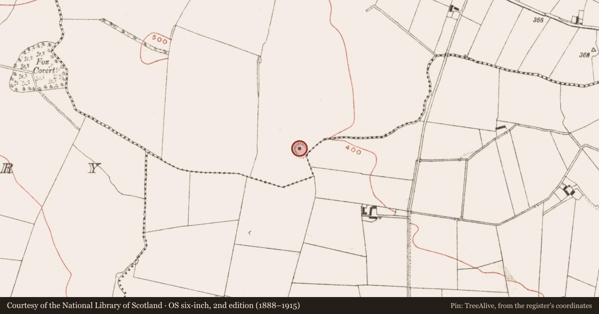 Ordnance Survey six-inch map, 2nd edition (1888–1915) covering the location of Ringfort - rath, Rahard, County Meath, with a pin at the register's coordinates