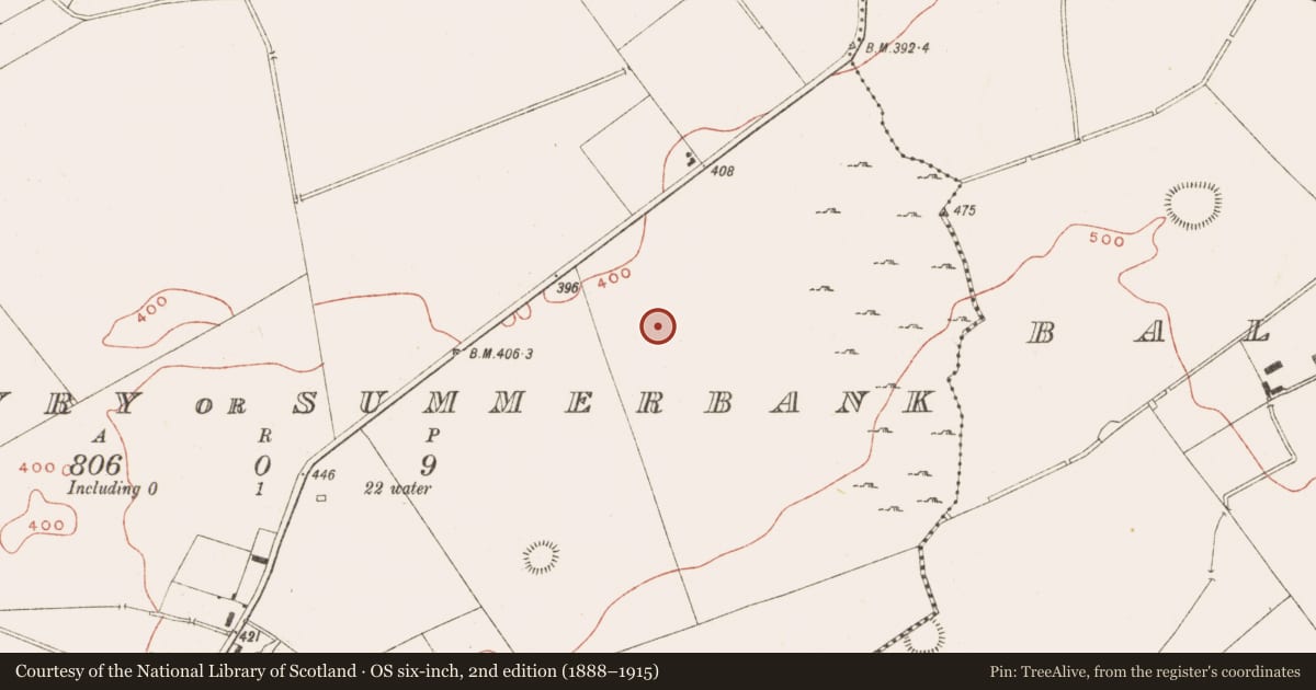Ordnance Survey six-inch map, 2nd edition (1888–1915) covering the location of Ringfort - unclassified, Drumsawry Or Summerbank, County Meath, with a pin at the register's coordinates