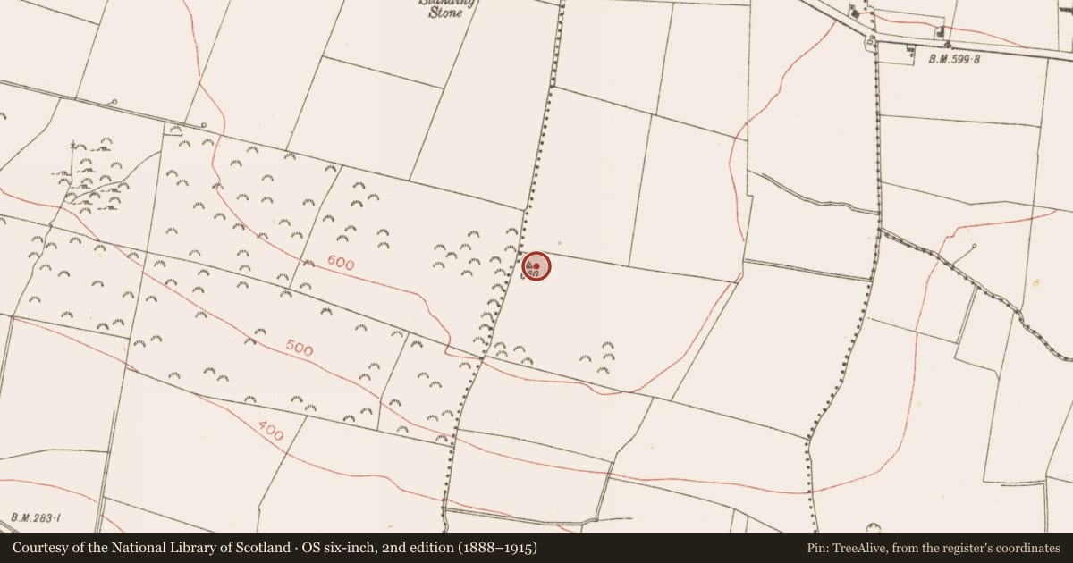Ordnance Survey six-inch map, 2nd edition (1888–1915) covering the location of Ringfort - rath, Cardrath, County Meath, with a pin at the register's coordinates