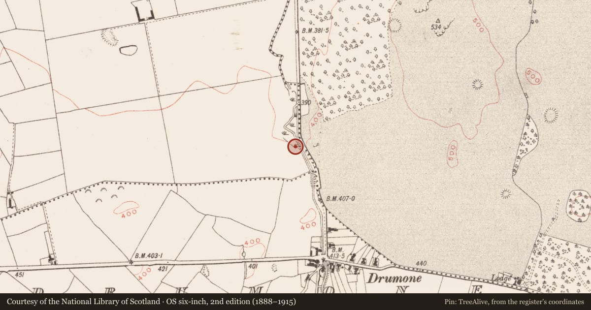 Ordnance Survey six-inch map, 2nd edition (1888–1915) covering the location of Water mill - unclassified, Milltown, County Meath, with a pin at the register's coordinates