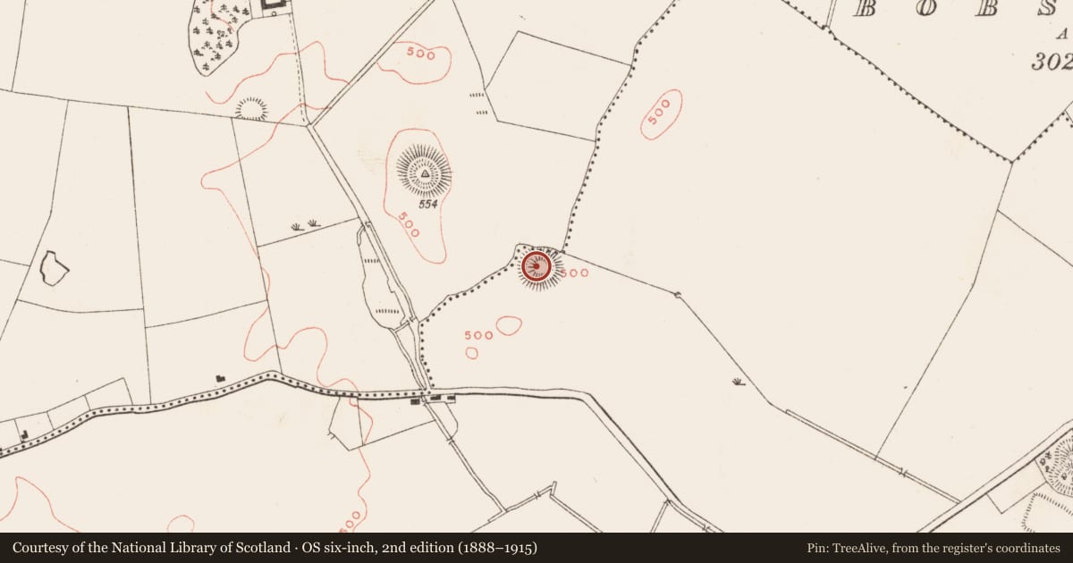 Ordnance Survey six-inch map, 2nd edition (1888–1915) covering the location of Ringfort - rath, Diamor, County Meath, with a pin at the register's coordinates