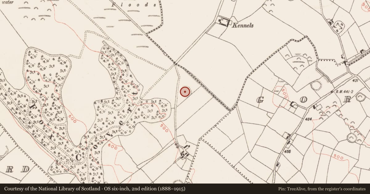 Ordnance Survey six-inch map, 2nd edition (1888–1915) covering the location of Ringfort - rath, Greenan, County Meath, with a pin at the register's coordinates