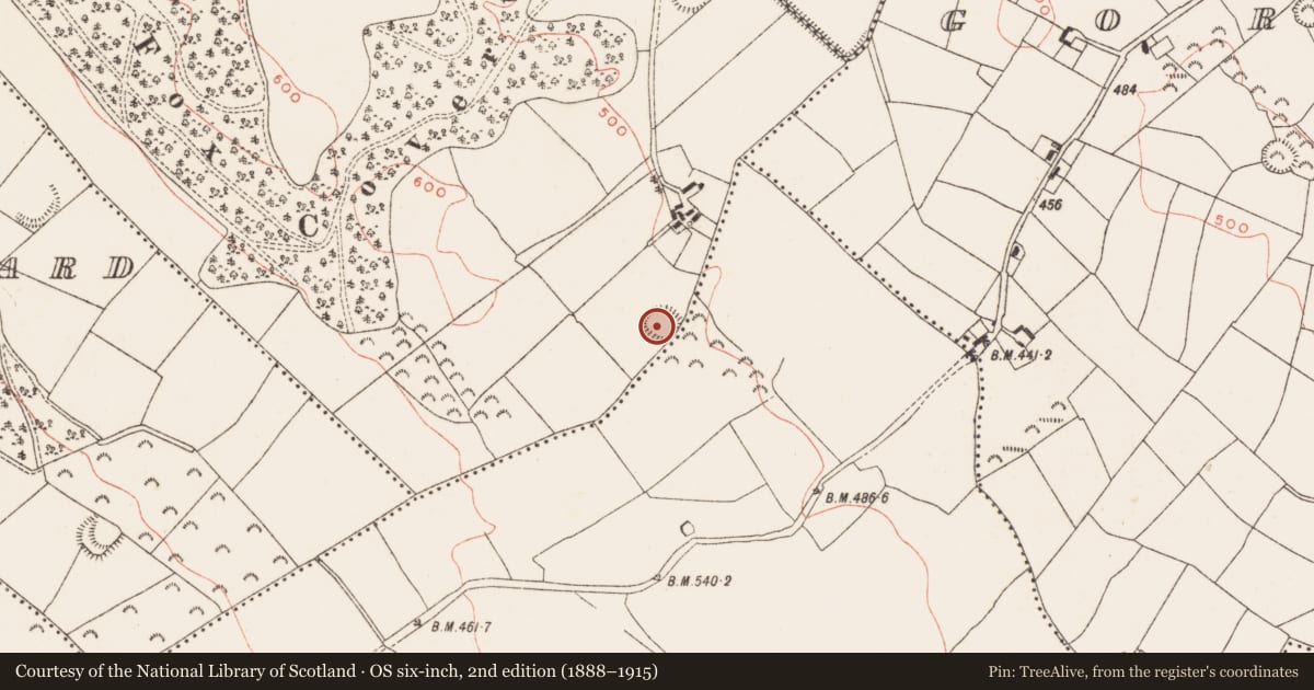 Ordnance Survey six-inch map, 2nd edition (1888–1915) covering the location of Ringfort - rath, Greenan, County Meath, with a pin at the register's coordinates
