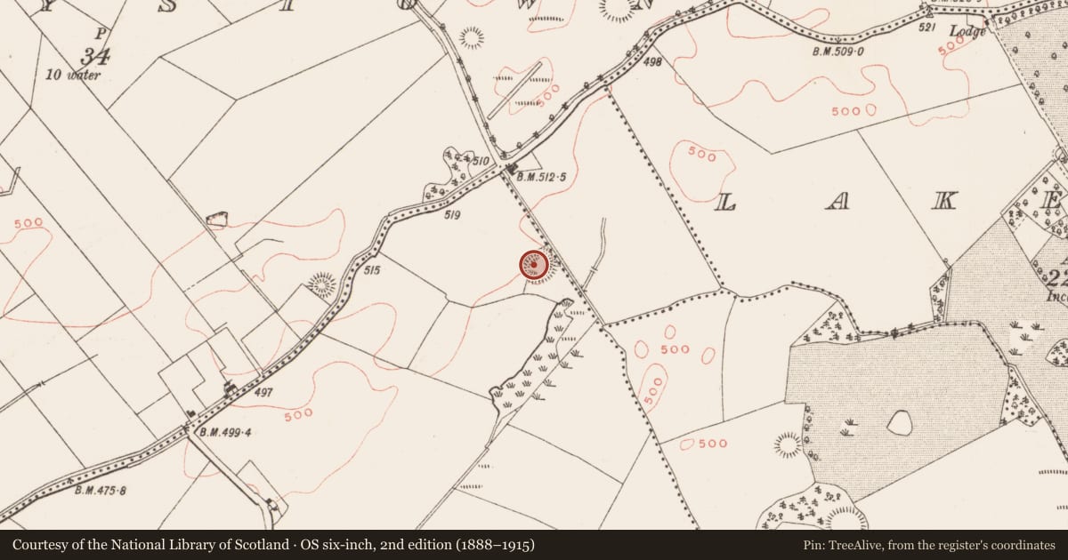 Ordnance Survey six-inch map, 2nd edition (1888–1915) covering the location of Ringfort - rath, Herbertstown, County Meath, with a pin at the register's coordinates