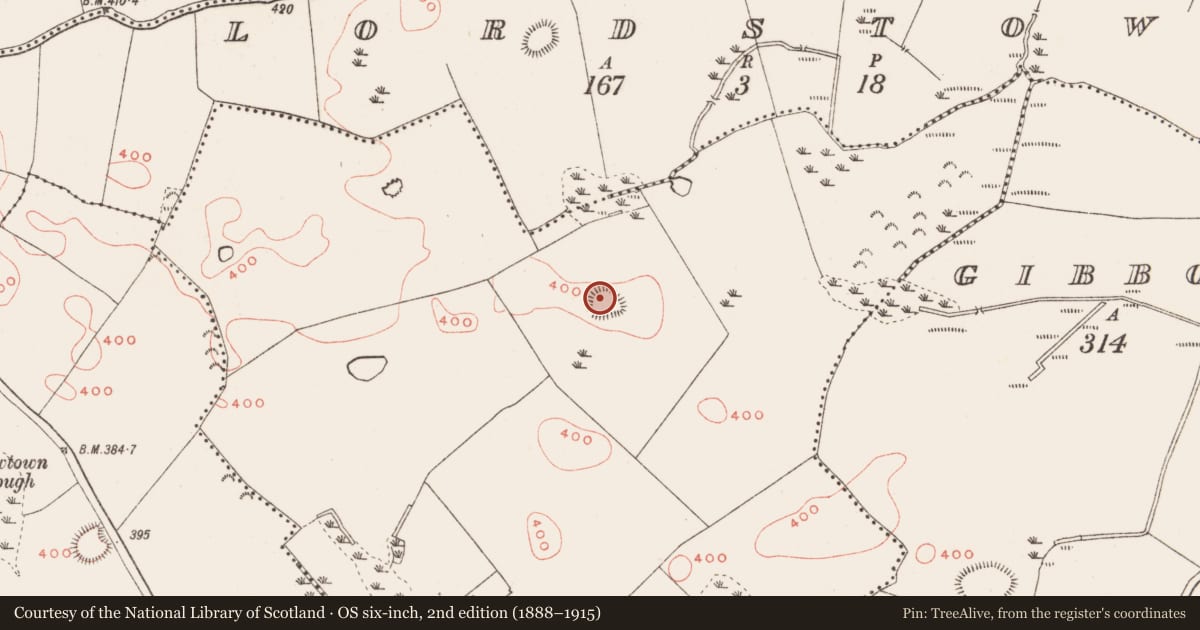 Ordnance Survey six-inch map, 2nd edition (1888–1915) covering the location of Ringfort - rath, Dunnagorran, County Meath, with a pin at the register's coordinates
