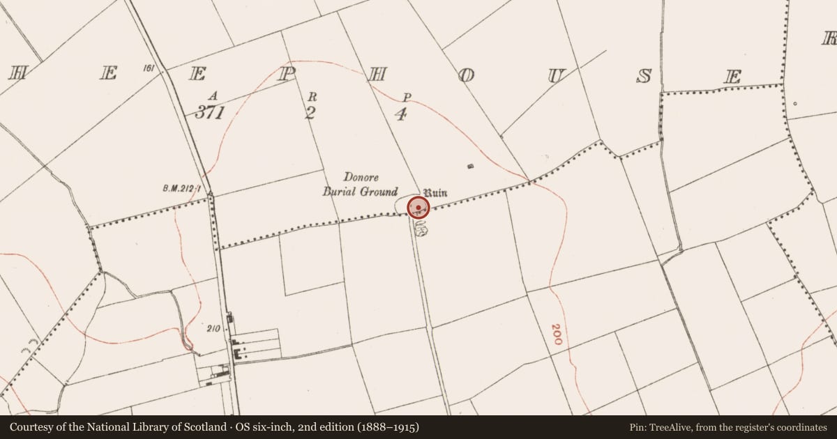 Ordnance Survey six-inch map, 2nd edition (1888–1915) covering the location of Graveslab, Sheephouse, County Meath, with a pin at the register's coordinates