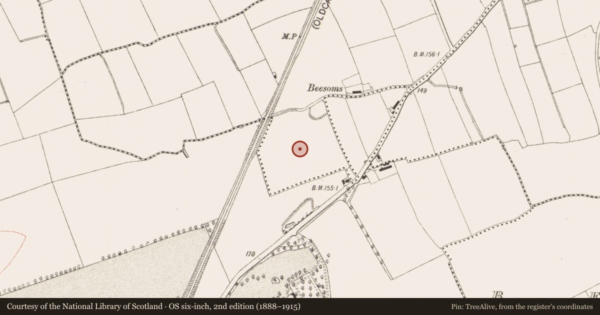 Ordnance Survey six-inch map, 2nd edition (1888–1915) covering the location of Excavation - miscellaneous, Lagavooren, County Meath, with a pin at the register's coordinates