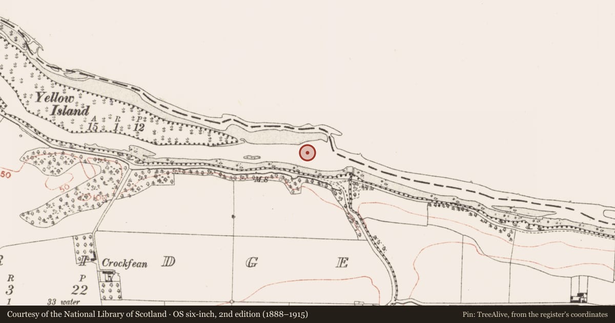 Ordnance Survey six-inch map, 2nd edition (1888–1915) covering the location of Ford, Oldbridge, County Meath, with a pin at the register's coordinates