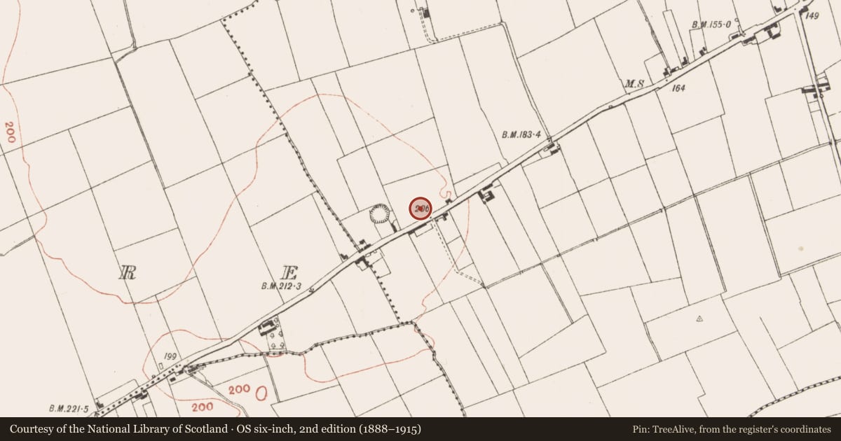 Ordnance Survey six-inch map, 2nd edition (1888–1915) covering the location of Excavation - miscellaneous, Rathmullan, County Meath, with a pin at the register's coordinates