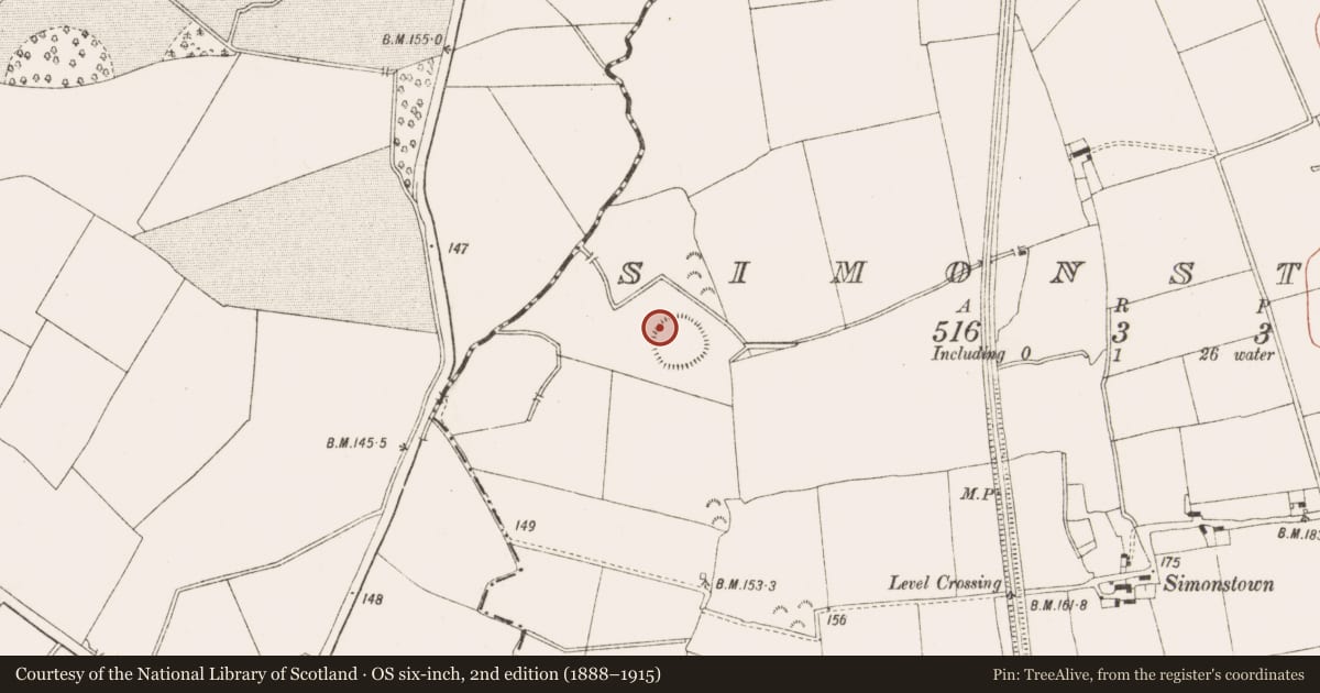 Ordnance Survey six-inch map, 2nd edition (1888–1915) covering the location of House - indeterminate date, Randalstown, County Meath, with a pin at the register's coordinates