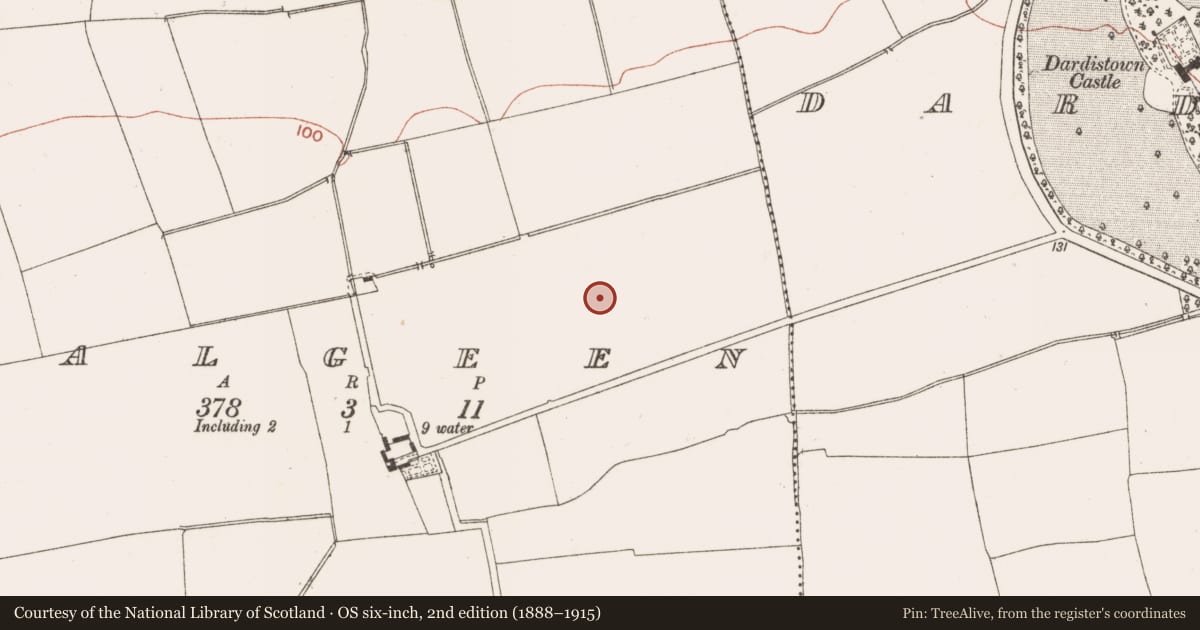 Ordnance Survey six-inch map, 2nd edition (1888–1915) covering the location of Excavation - miscellaneous, Balgeen, County Meath, with a pin at the register's coordinates