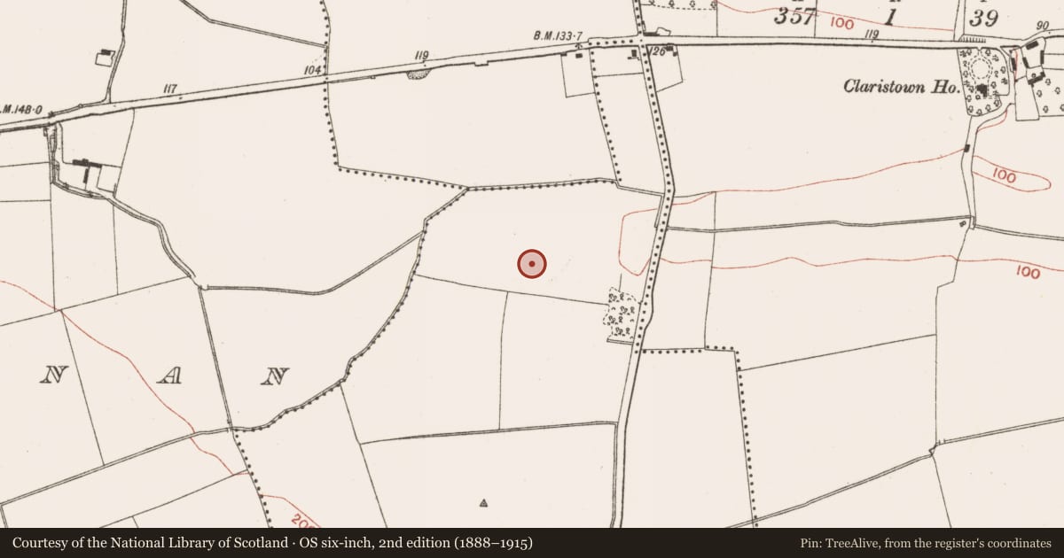 Ordnance Survey six-inch map, 2nd edition (1888–1915) covering the location of Excavation - miscellaneous, Balloy, County Meath, with a pin at the register's coordinates