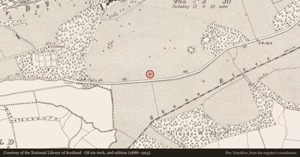 Ordnance Survey six-inch map, 2nd edition (1888–1915) covering the location of Enclosure, Ballinter, County Meath, with a pin at the register's coordinates