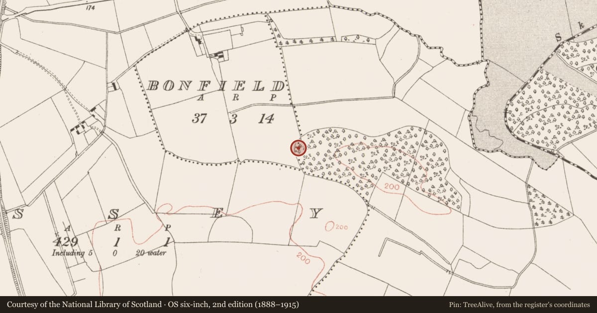 Ordnance Survey six-inch map, 2nd edition (1888–1915) covering the location of Earthwork, Balgeeth, County Meath, with a pin at the register's coordinates