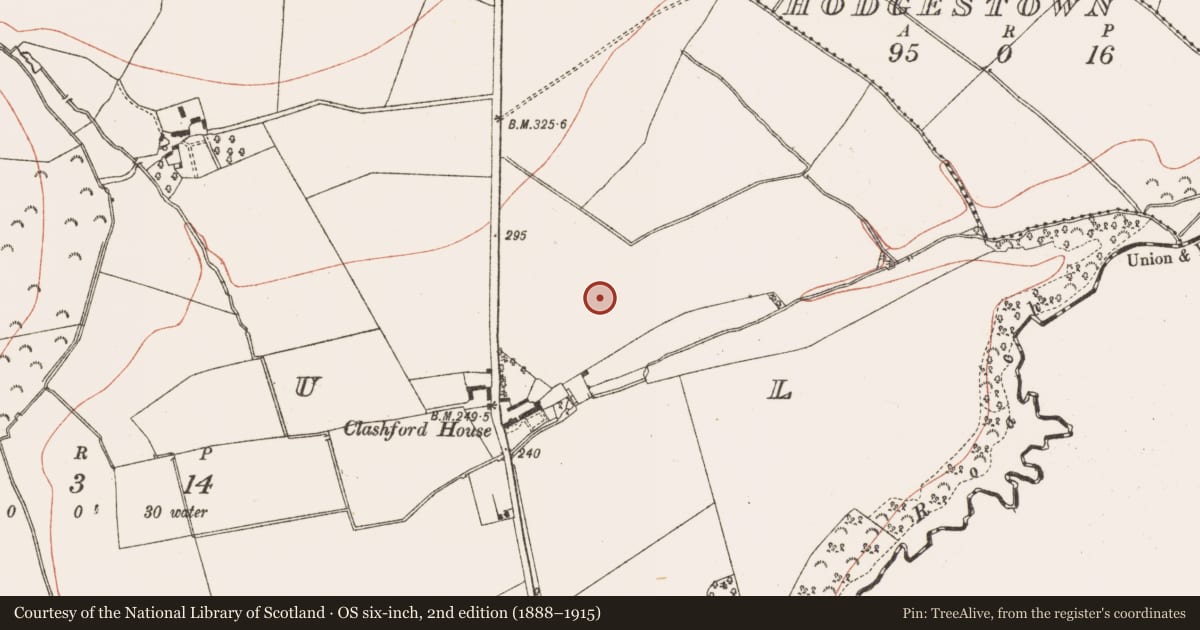 Ordnance Survey six-inch map, 2nd edition (1888–1915) covering the location of Enclosure, Naul, County Meath, with a pin at the register's coordinates