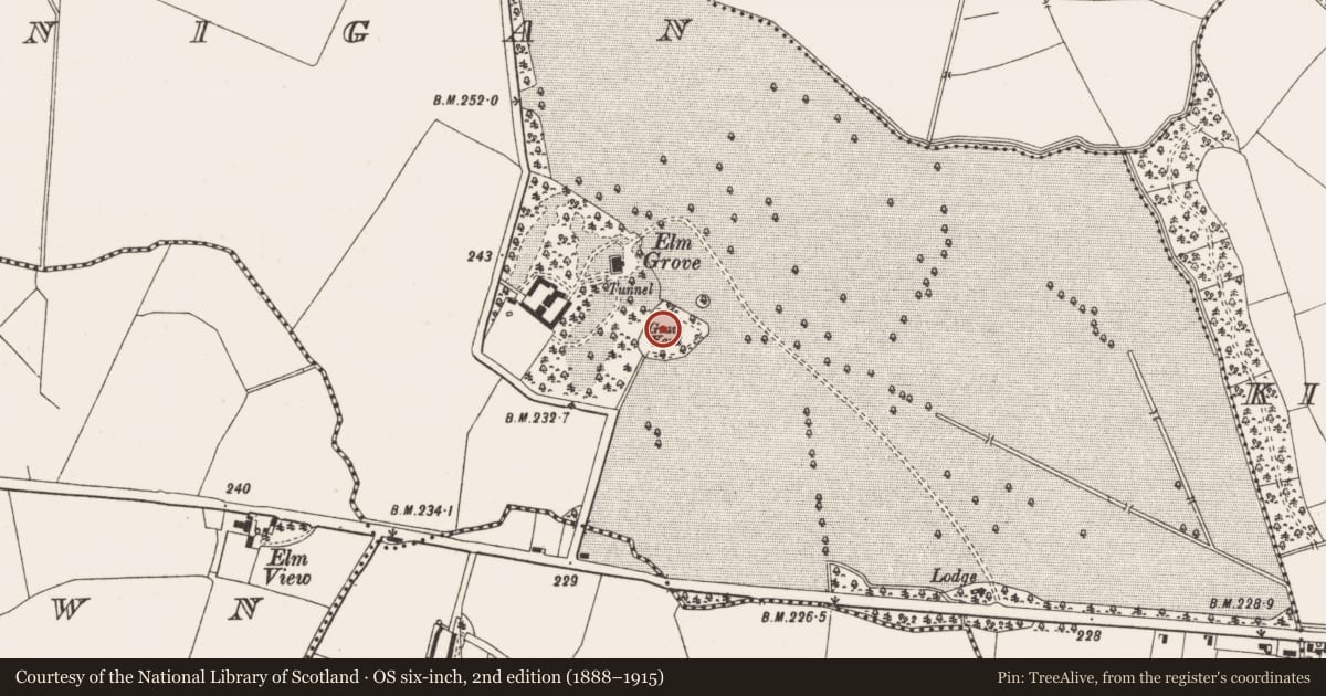 Ordnance Survey six-inch map, 2nd edition (1888–1915) covering the location of Church, Killaconnigan, County Meath, with a pin at the register's coordinates