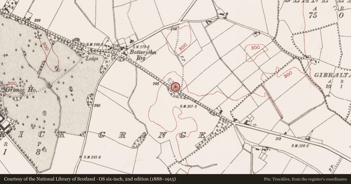 Ordnance Survey six-inch map, 2nd edition (1888–1915) covering the location of Barrow - unclassified, Kiltale, County Meath, with a pin at the register's coordinates